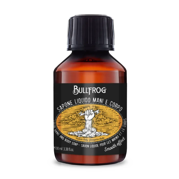 mydlo na ruky a telo bullfrog.webp