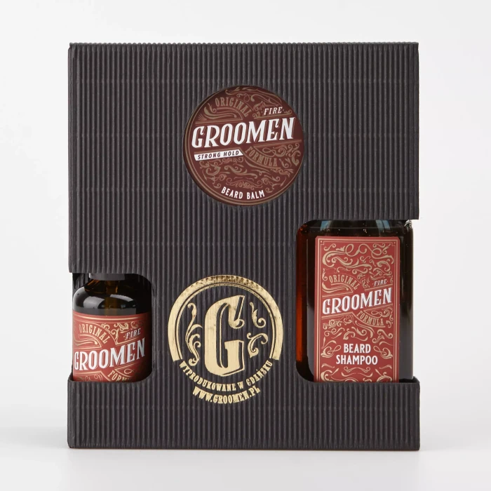 zestaw do brody fire strong hold groomen