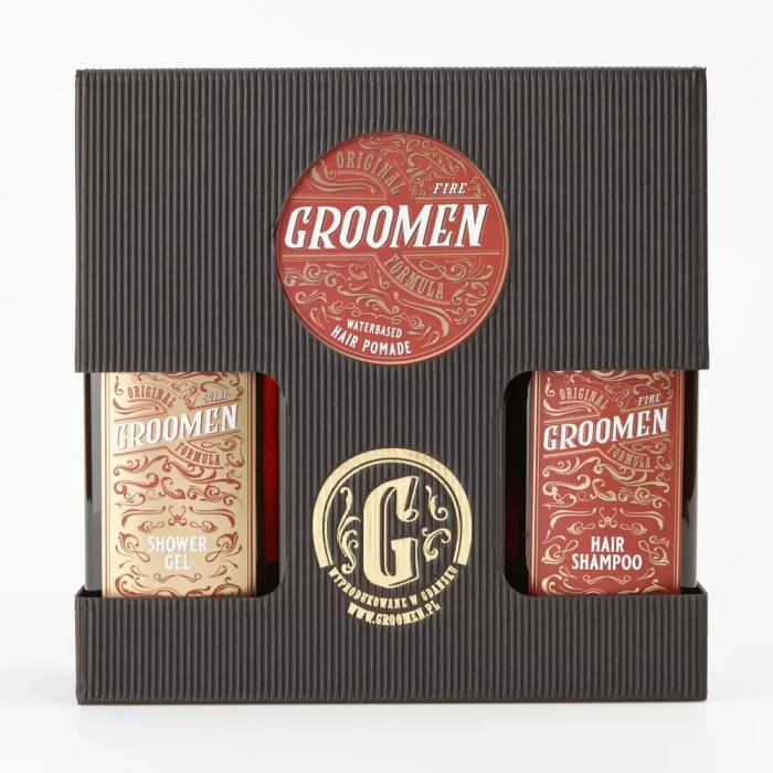 zestaw do ciała i włosów fire groomen