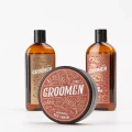 zestaw żel szampon i pomada groomen fire