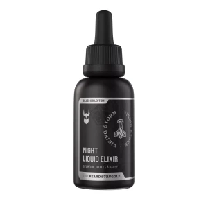 Olej na bradu Night Liquid Elixir Oil Viking Storm - The Beard Struggle - 30ml
