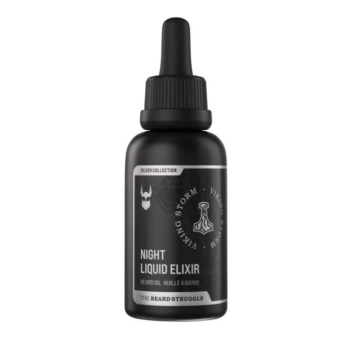 Olej na bradu Night Liquid Elixir Oil Viking Storm The Beard Struggle