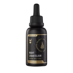 Olej na bradu Night Liquid Elixir Oil Asgardian Secret - The Beard Struggle - 30ml